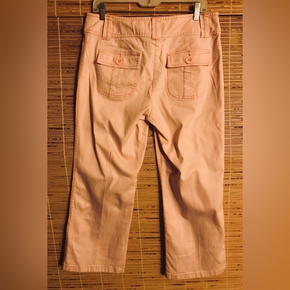 I N C International Concepts Pink Denim Capris Size 10 - Picture 6 of 6